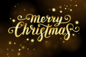 рождественская каллиграфия