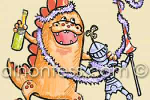 Рисунок дракона для приложения Samsung Galaxy Note