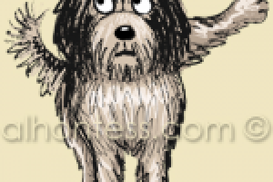 Рисунок собаки для приложения Samsung Galaxy Note