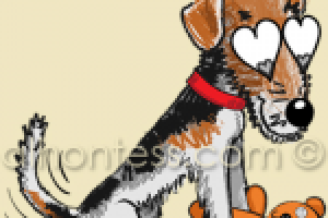 Рисунок собаки для приложения Samsung Galaxy Note