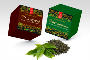 Дизайн лицевых частей упаковок Краснодарского чая