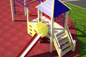 Детский городок 3D модель