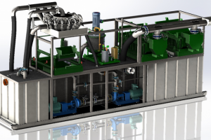 Блок грубой очистки бурового раствора на 35 м.куб.