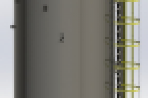 Вертикальная гельная емкость на 50 м. куб.