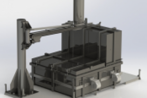 Инсинератор на платформе на 6,5 м. куб.