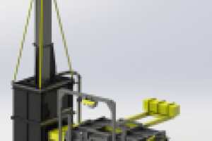 Инсинератор для сжигания отходов на 3,8 м. куб.