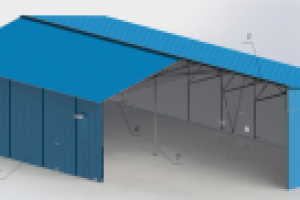 Каркас укрытия для блока дополнительных емкостей