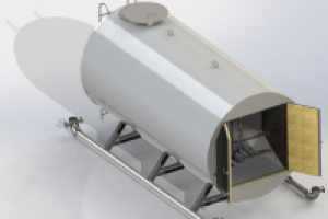 Емкость питьевая утепленная на 10 м. куб.