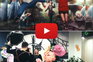 Корпоратив в стиле "Алиса в стране чудес" [любительская съемка]