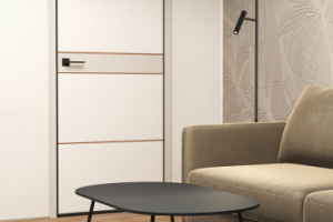 Фрагмент интерьера с дверью