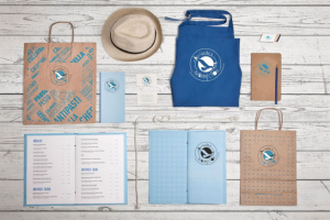 Фирменный стиль Чайка ливинг стон