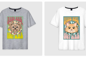 Коллекция винтажных постеров с изображением животных для нанесен