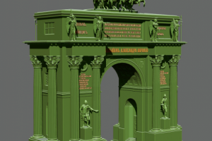 3d модель Нарвские Ворота