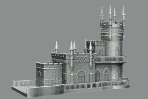 3D модель Ласточкино гнездо