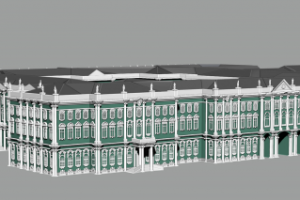 3D модель Государственный Эрмитаж, Санкт-Петербург