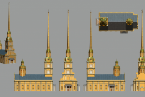 3D Петропавловский Собор, Санкт-Петербург