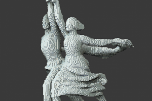 Рабочий и колхозница - идея модели для Lego