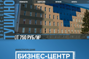Создание сайта Бизнес-Центра
