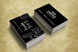 дизайн визитки + логотип