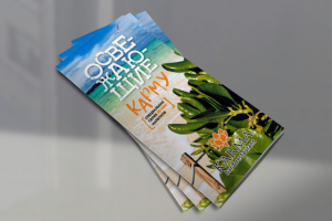 Буклет-меню сезонных напитков ресторана