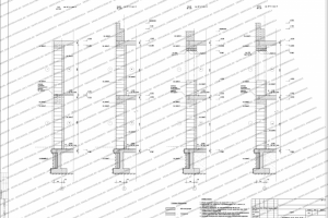 Кладочные чертежи. Разрезы