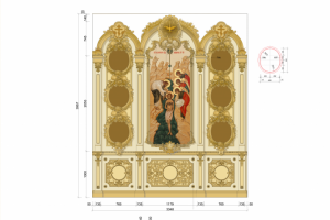 Крестильня. Иконостас