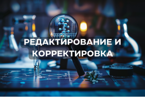 Редактирование и корректировка научной работы