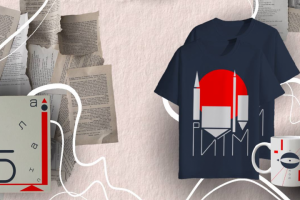 Мерч для кофейни внутри книжного магазина