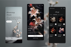 Blooming Petals (Приложения по продаже цветов)