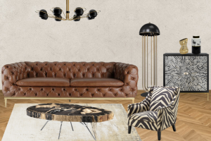 Коллаж гостиной