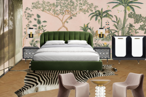 Коллаж спальни