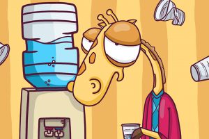 Персонаж Жираф-зануда для настольной игры