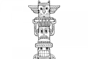 Тотем (line-art)