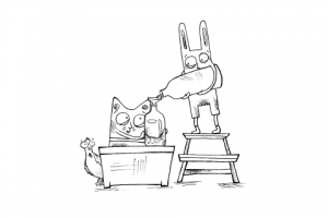 Иллюстрация к книге Александра Царёва "Страшные офисные сказки"