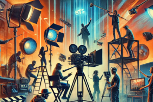 Монтаж бэкстейджа