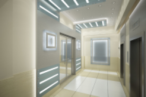 Визуализация лифтового холла