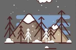 Горы в векторе