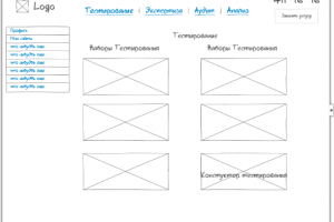 Разработка прототипа интерфейса, прототипа сайта