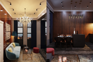 Дизайн проект однокомнатной квартиры в ЖК "Esper Club"