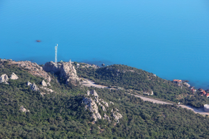 Визуализация радиовышки в Крыму, мыс Сарыч