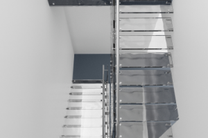 3D моделирование и визуализация стеклянной лестницы