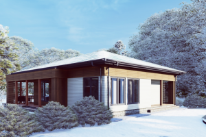 Визуализация коттеджа в ЭКО посёлке “Мастерград” 1