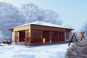 Визуализация коттеджа в ЭКО посёлке “Мастерград” 1