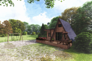 А-фрейм летний дом