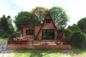 А-фрейм летний дом