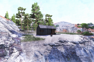 Модульный дом в стиле barnhouse