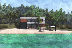 Дом у моря с террасой