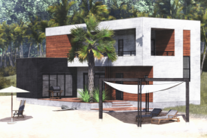 Дом у моря с террасой