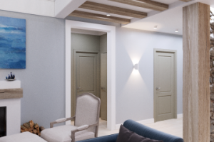 Дизайн проект коттеджа в поселке "Чайка"