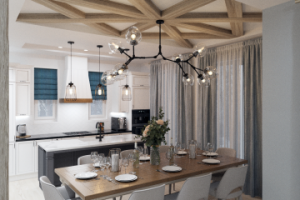 Дизайн проект коттеджа в поселке "Чайка"